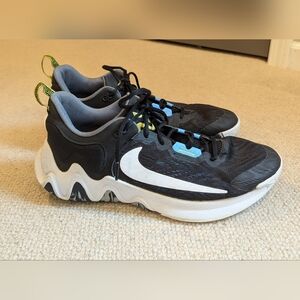 Nike Giannis Immortality 2 Black White Blue Yellow Size 12